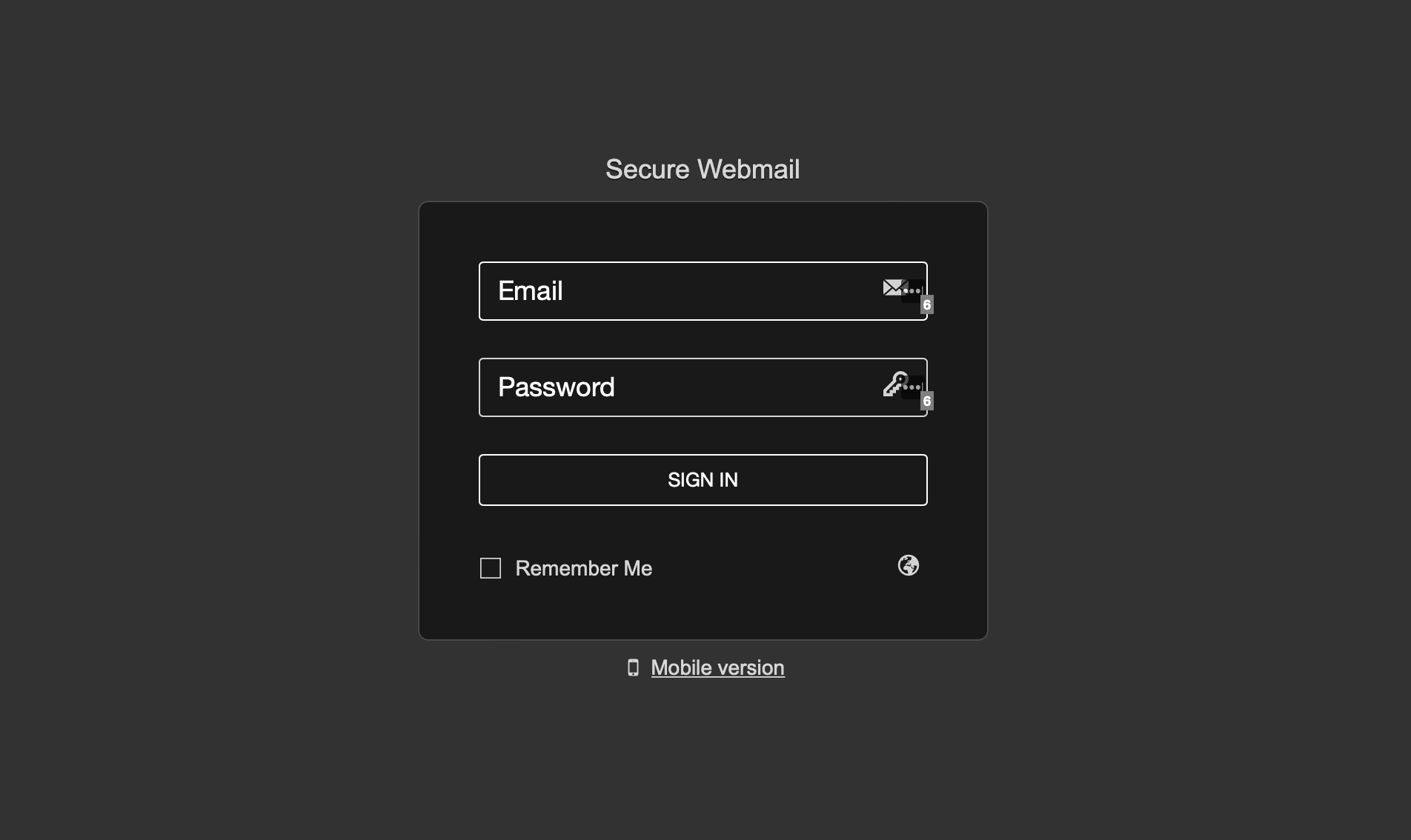 Webmail Login